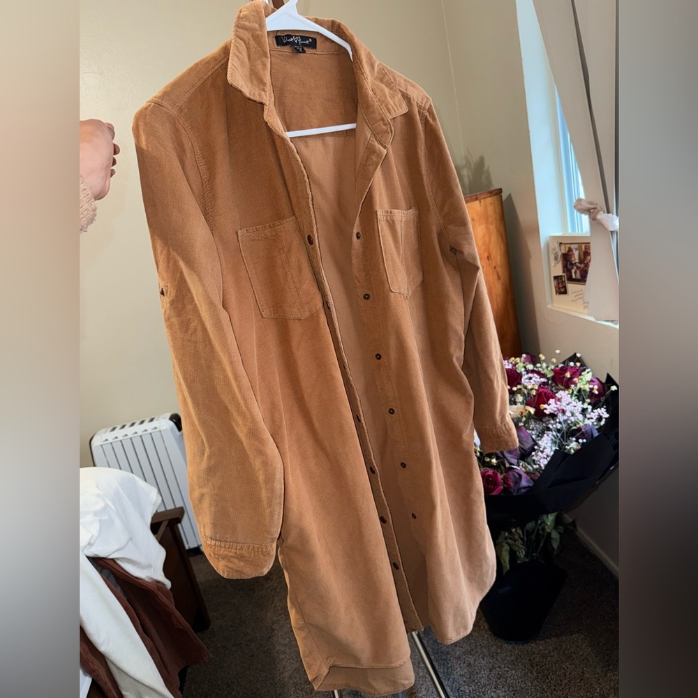 Velvet Heart Brown Corduroy Shirt Jacket